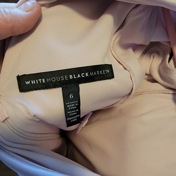 WHBM Sheath dress with Satin Vback in Cottage Rose Size 6 - Picture 4 of 8